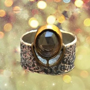 Smoky Topaz Statement Ring